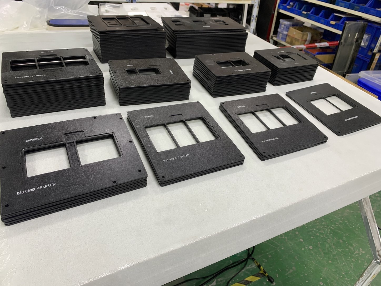 Composite fixture family for automotive electronics applications