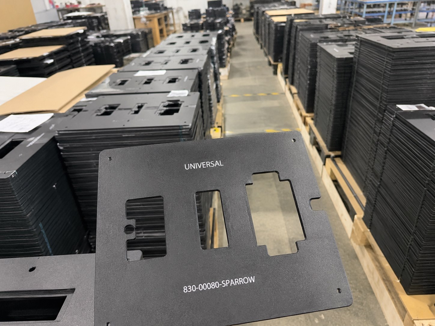 Custom solder pallet program for consumer electronics